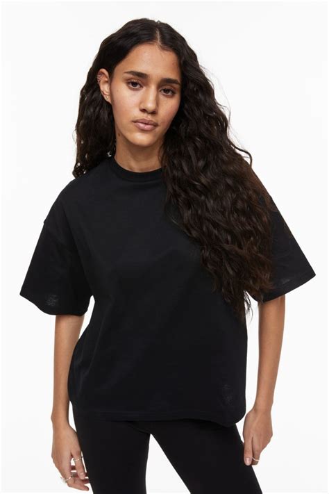 h&m oversized t shirt|h&m india website.